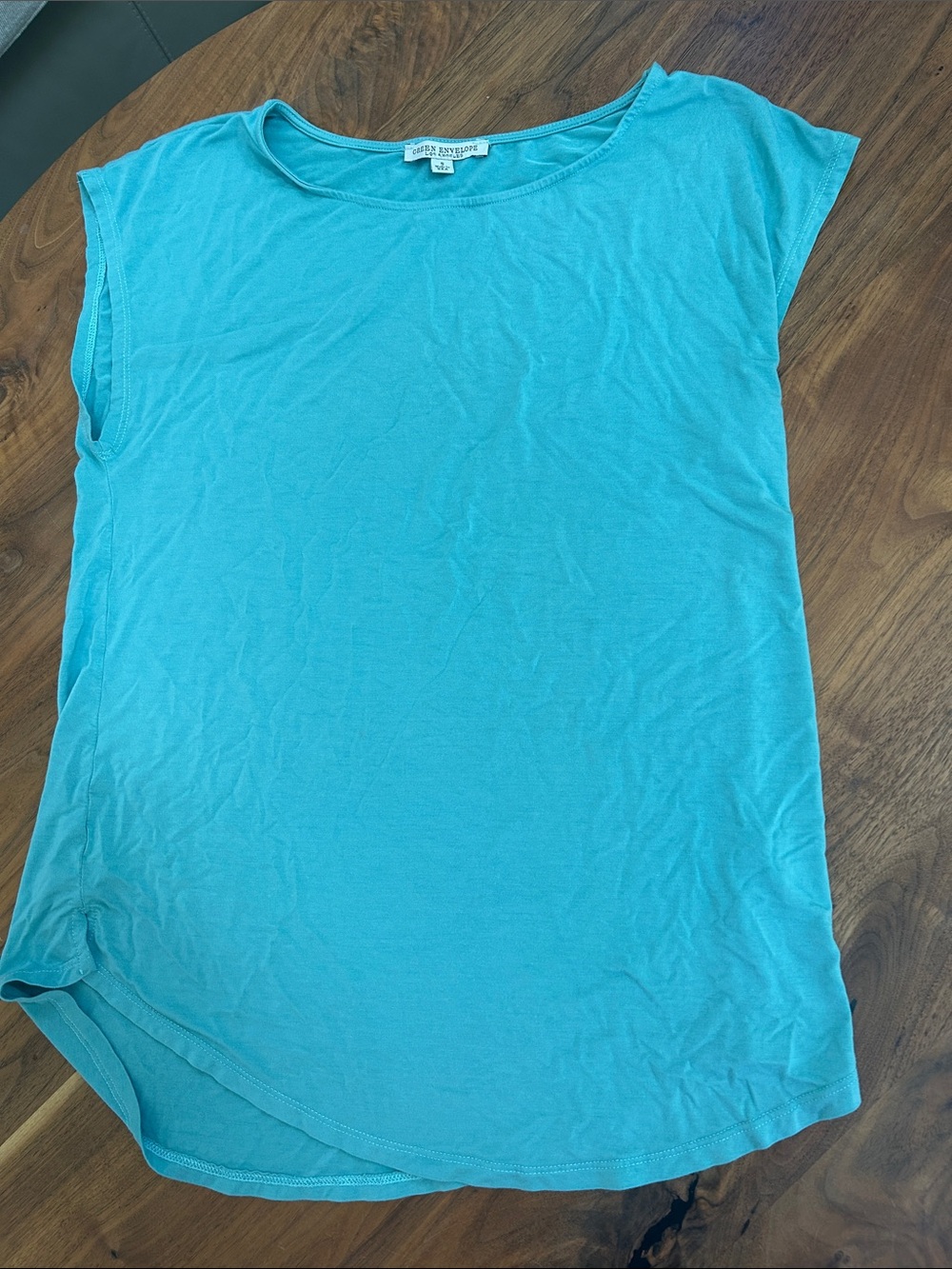 Green envelope las Angela’s comfy shirt
